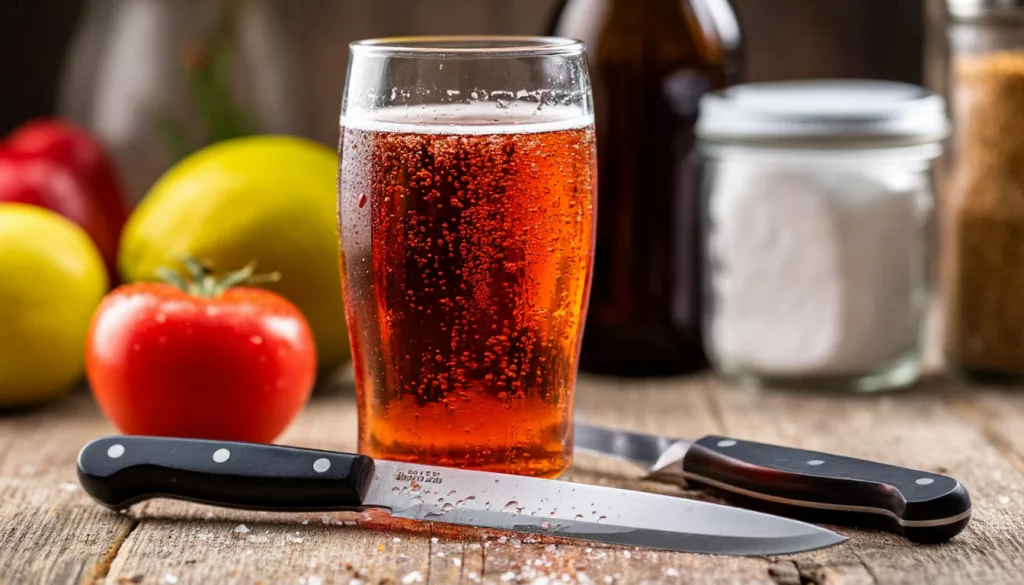 Разоблачение вирусного лайфхака: почему замачивание ножей в газировке - плохая идея