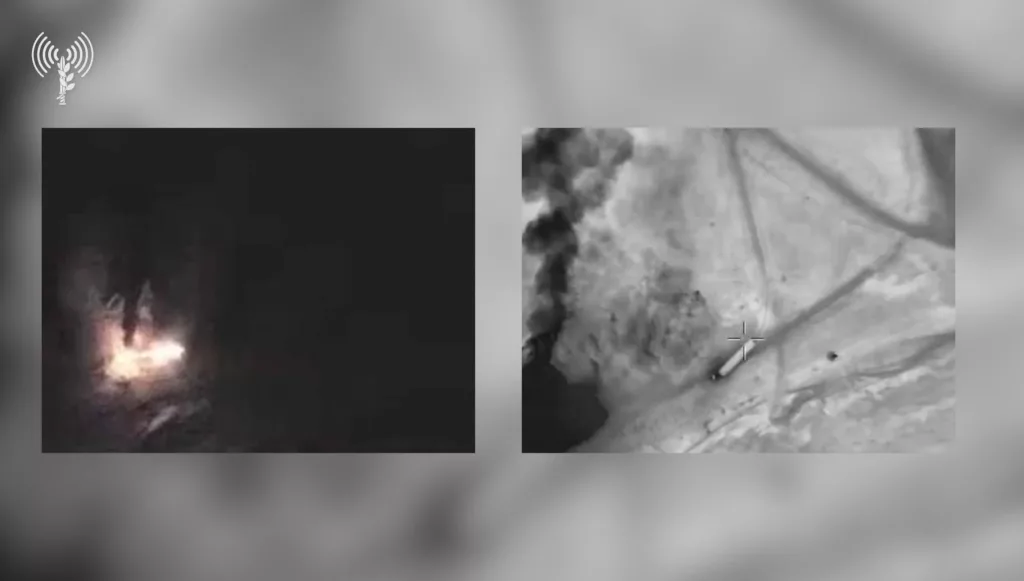 Опубликованы новые кадры ударов израильских ВВС по пусковым установкам баллистических ракет Ирана