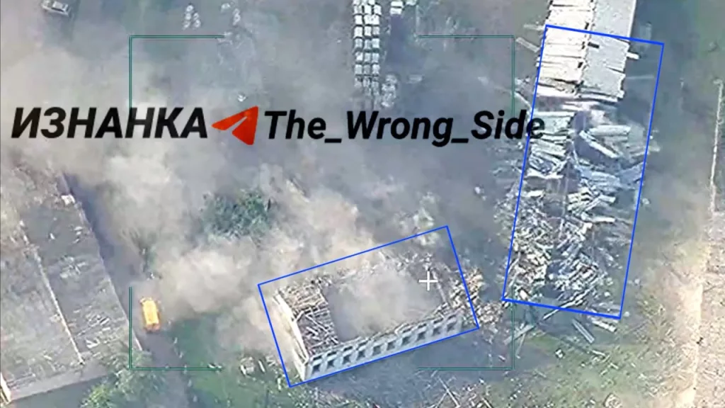 Удар ОТРК "Искандер-М" по пункту расположения и технике 58-й отдельной мотопехотной бригады ВСУ в районе Конотопа Сумской области