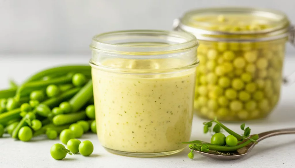 Постный майонез из рассола горошка: вкуснее магазинного за 5 минут
