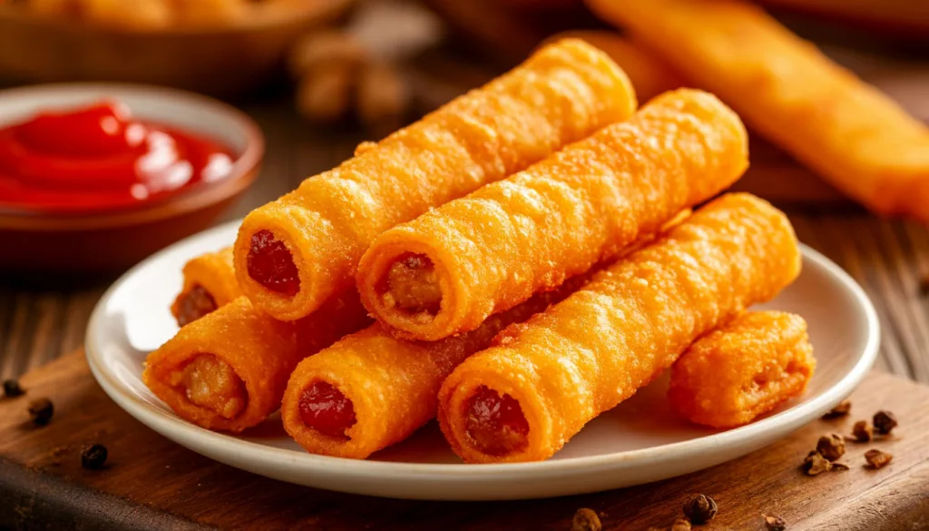 Аппетитный перекус, который затмит все фастфуды: готовим хрустящие палочки с сюрпризом