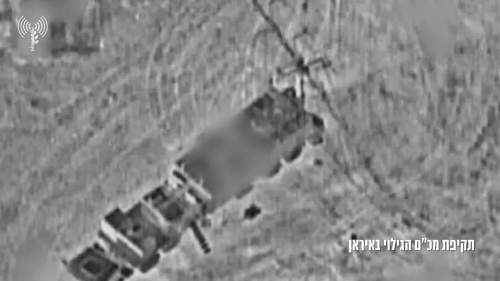 Уничтожение иранской РЛС Matla ul-Fajr (Матла уль-Фаджр) и очередной пусковой установки баллистической ракеты ударами ВВС Израиля