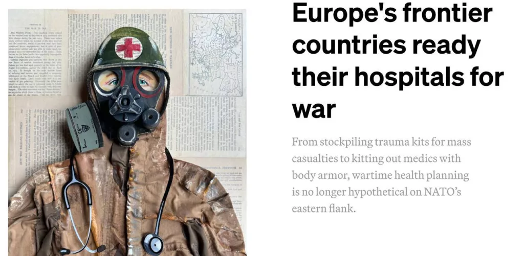 Европа готовит больницы к возможной войне с Россией, - Politico