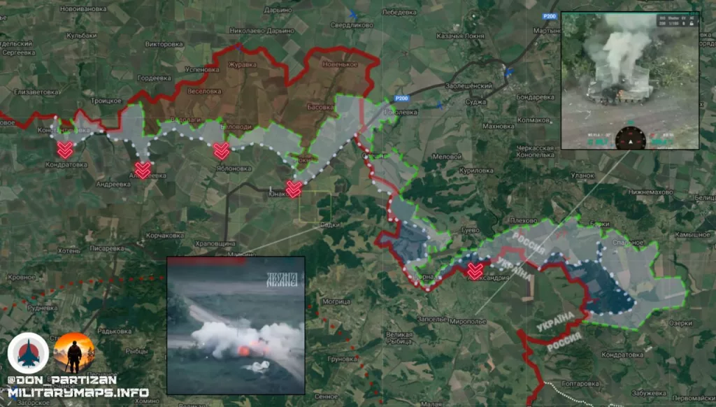 Сумское направление: контроль над Водолагами, Владимировкой и Константиновкой