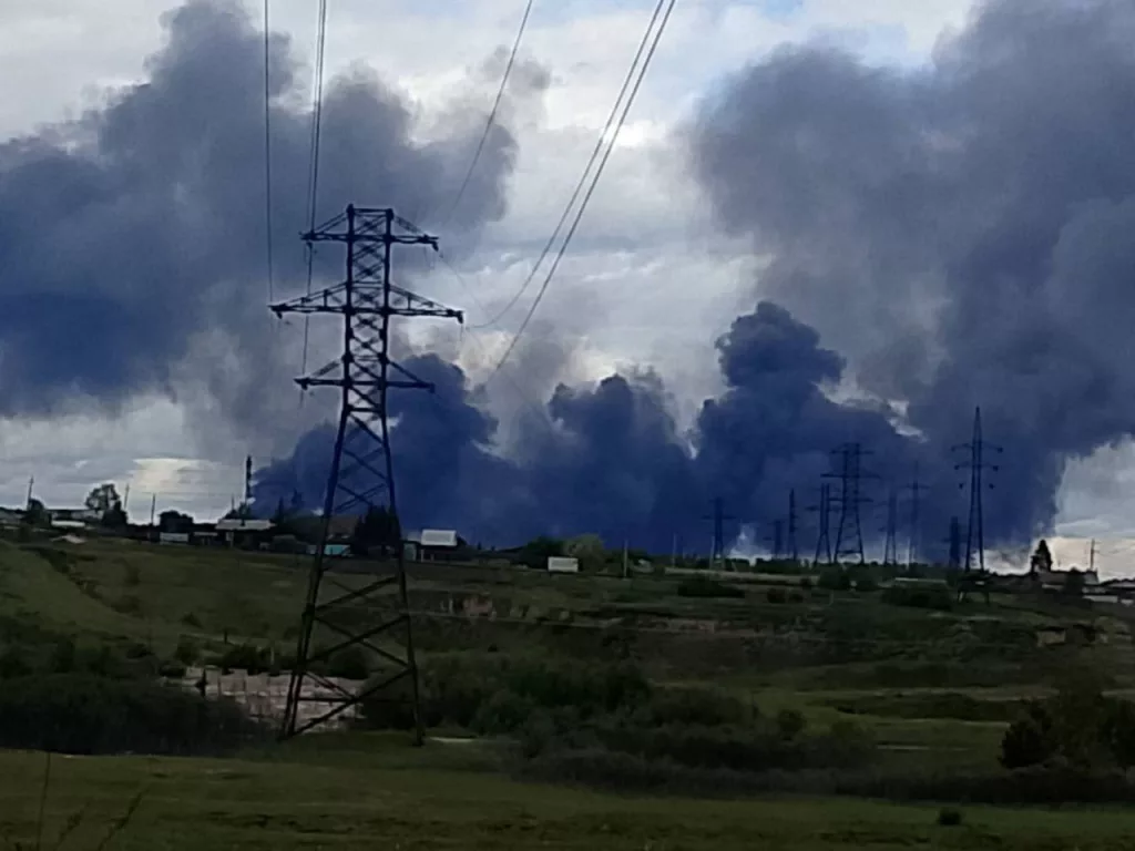 Также атакована авиабаза в Иркутской области