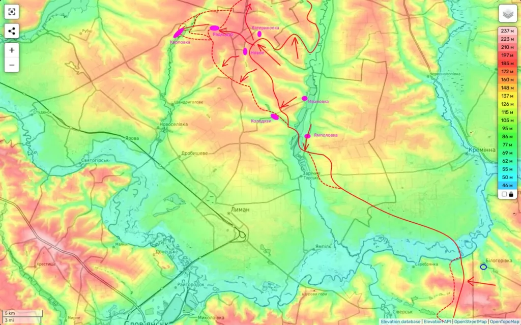Юрий Подоляка — Лиманское направление на 02.06.25: Карповка