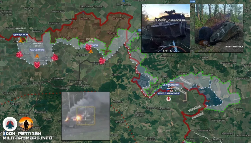 Сумское направление: продвижение в Киндратовке и бои в Алексеевке