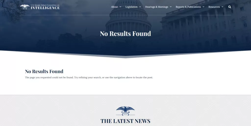 Комитет сената США удалил доклад о вмешательстве России в президентские выборы в 2016 году