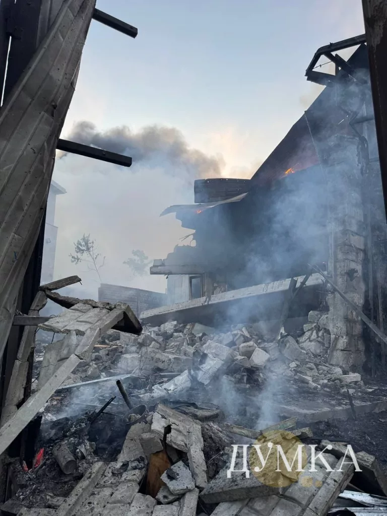 Кадры из Харькова где ночью и ранним утром "Герани" били по вражеским целям