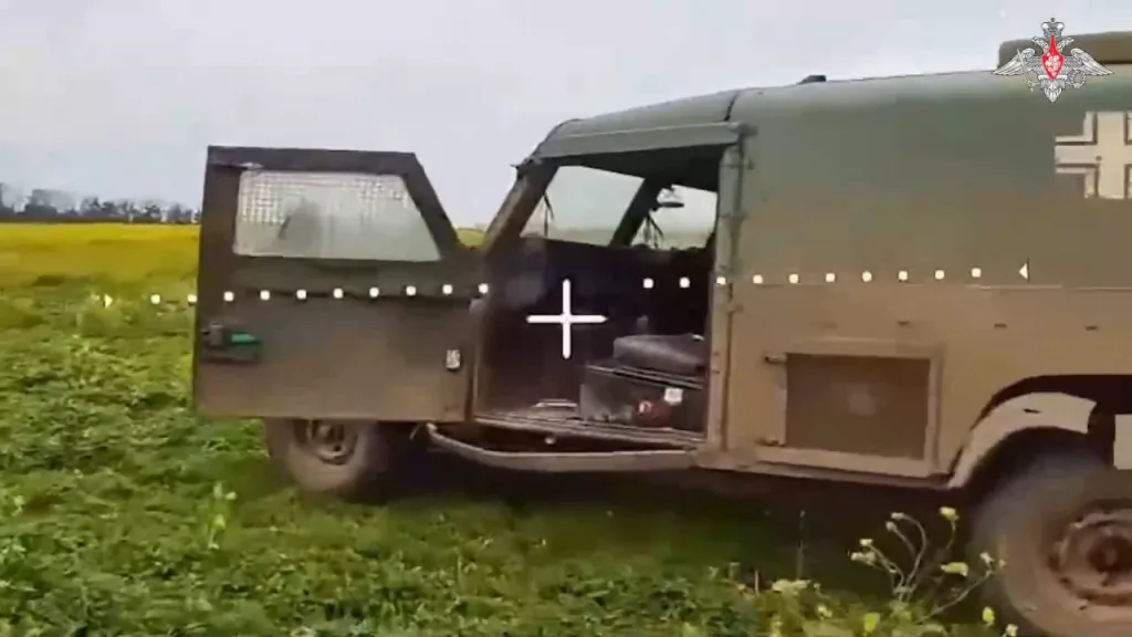 Процесс уничтожения сил противника в районе села Редкодуб на границе ДНР и Харьковской области