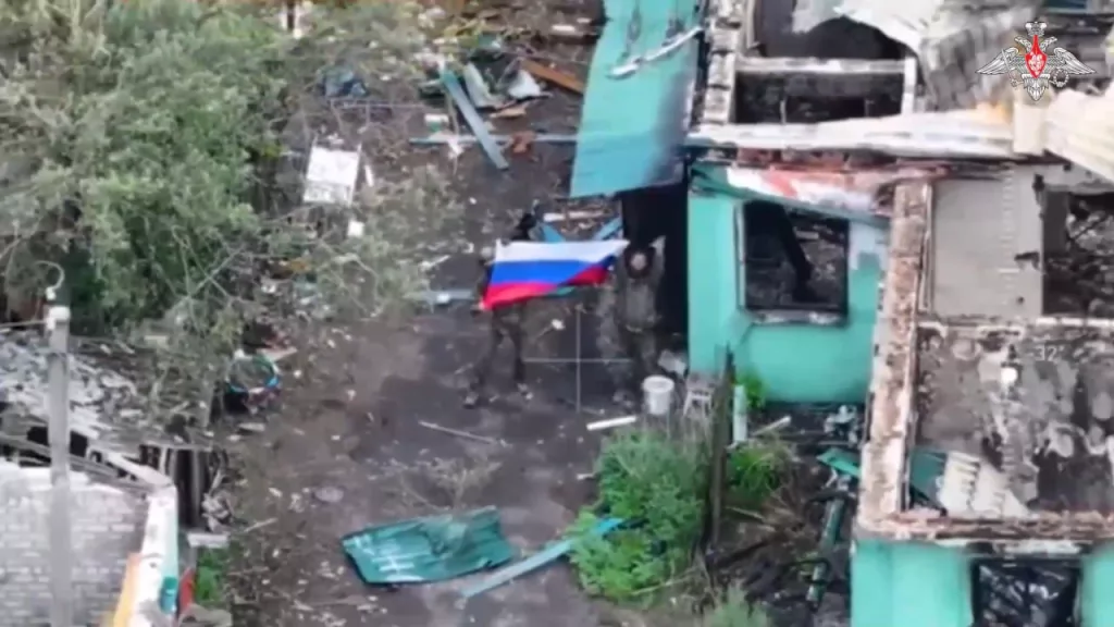 Процесс уничтожения сил противника в районе села Редкодуб на границе ДНР и Харьковской области