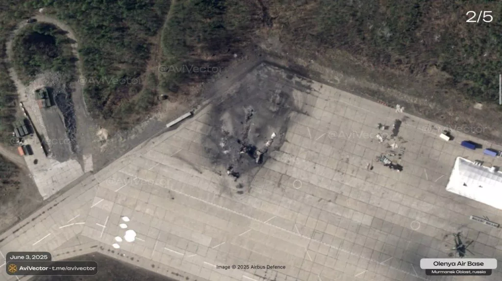 После появления кадров с авиабазы Белая, теперь опубликовали авиабазу Оленья