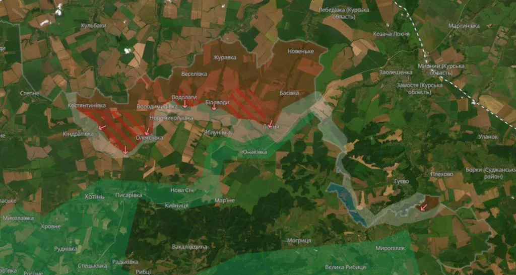 ВС РФ в Сумской области вышли на расстояние, с которого они могут работать по Сумам FPV-дронами на оптоволокне, — украинские аналитики