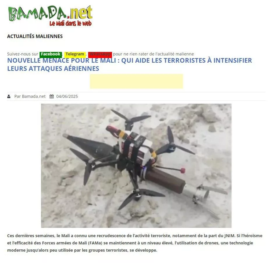 Киев в связке с «Аль-Каидой»*: Мали обвиняет Украину в поддержке террористов