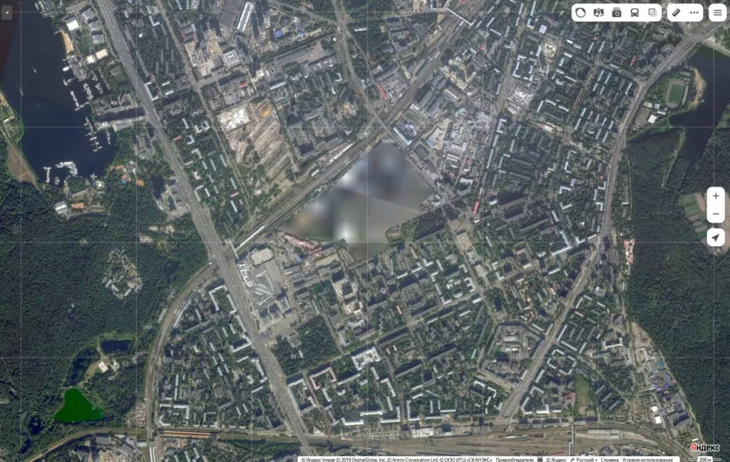 Теперь Яндекс начал скрывать объекты, связанные с Министерством обороны России и иным важными стратегическими объектами
