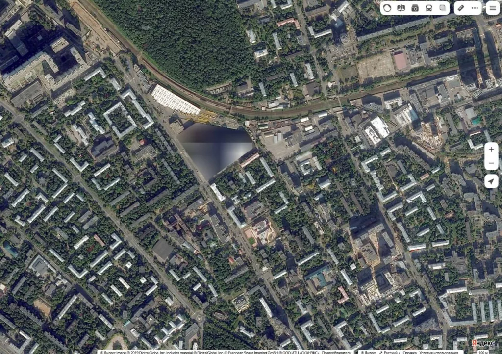 Теперь Яндекс начал скрывать объекты, связанные с Министерством обороны России и иным важными стратегическими объектами