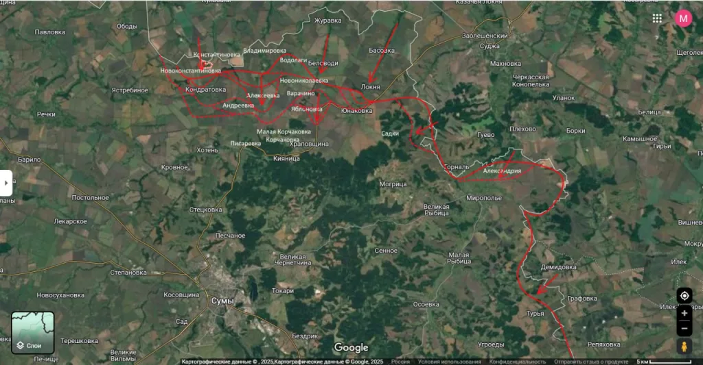Юрий Подоляка — Сумское направление на 07.06.25: Сражение на СУМЫ — накал боёв нарастает