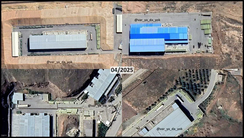 Новые спутниковые снимки показывают, что Иран возобновил массовое производство пусковых установок баллистических ракет большой дальности на объекте Ходжир недалеко от Тегерана