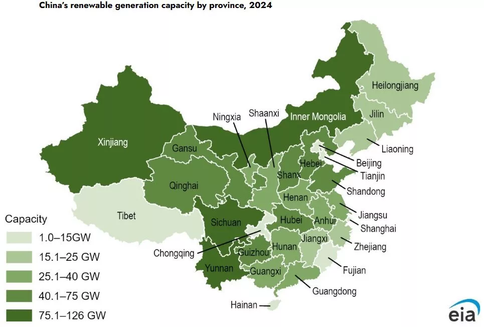 В гигантской программе ВИЭ Китая интересно то, что руководство страны «не гадит» там, где живет основная масса населения