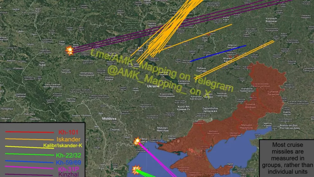 Мониторинговые ресуры уточняют, что из 38 зафиксированных пусков баллистических ракет «Искандер» реальными оказались только 18