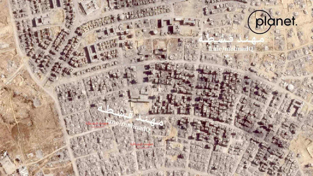 Новые спутниковые снимки показывают широкомасштабное и систематическое разрушение домов и жилых зданий в южном городе Газа Рафах после более чем года израильских атак на этот район