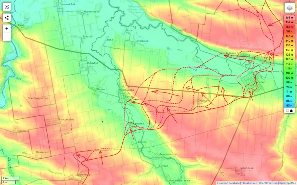 Юрий Подоляка — Новопавловское направление на вечер 09.06.25: Алексеевка