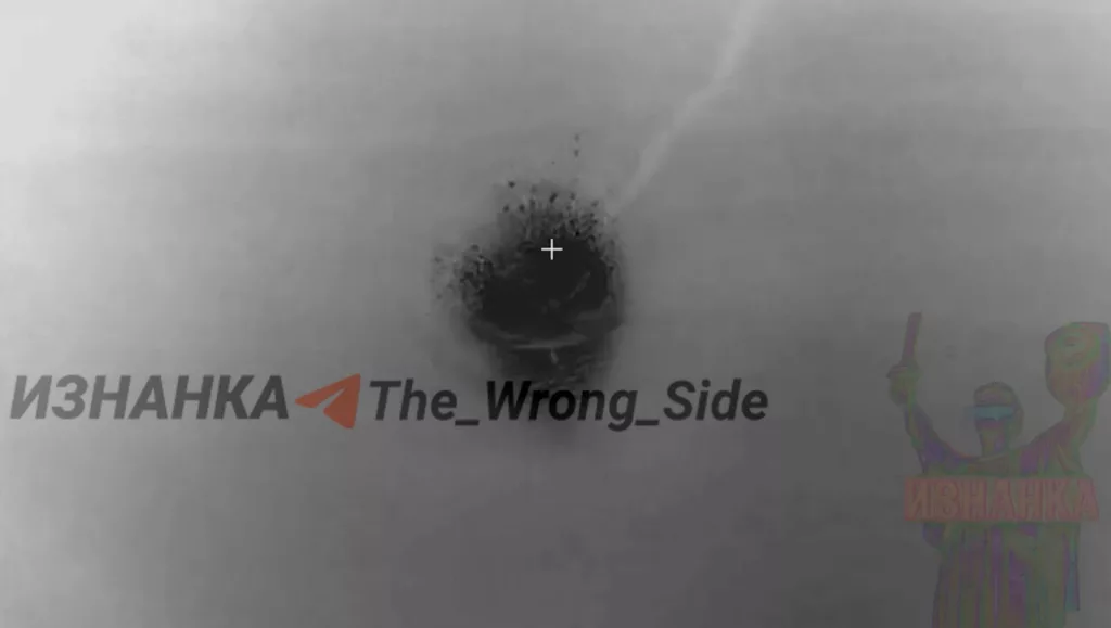 Кадры нанесения удара ракетой Х-22 с борта ракетоносца Ту-22М3 по СБПУ «Таврида» в Чёрном море вчера ночью