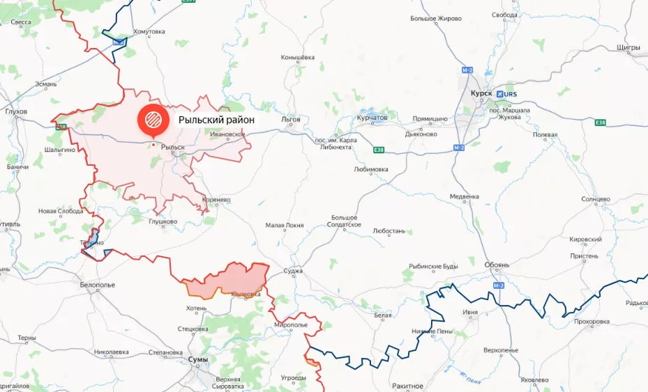 Курская область, врио губернатора: Сегодня вражеский дрон атаковал гражданский автомобиль в Рыльском районе. В результате удара пострадал водитель — 53-летний мужчина