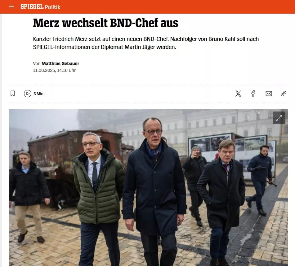 Немецкую разведку возглавит дипломат из Киева