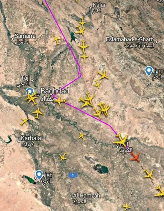 Сообщается, что Иран усиливает глушение сигналов GPS над частями Ирака , нацеливаясь на воздушное пространство, используемое военными самолетами