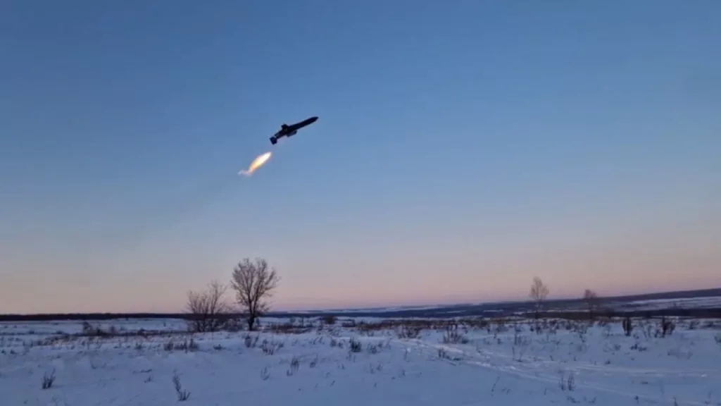 Момента запуска реактивной версии «Герани» с установленным малогабаритным реактивным двигателем