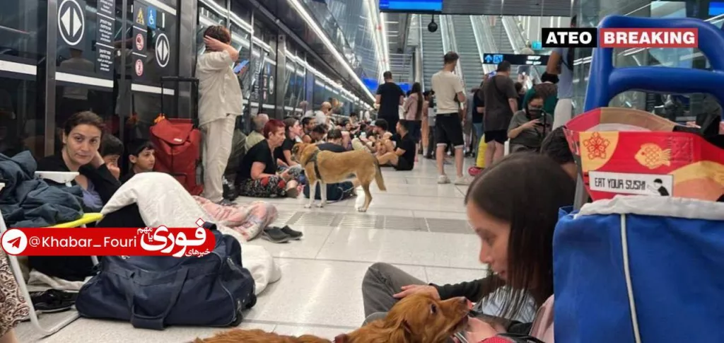 Многие пишут, что жители Тель-Авива укрываются в метро во время ракетного удара. Укрываются, но не совсем в метро — в Тель-Авиве только 10 из 34 станций легкорельсового транспорта подземные. Но на вокзале есть большие подземные помещения