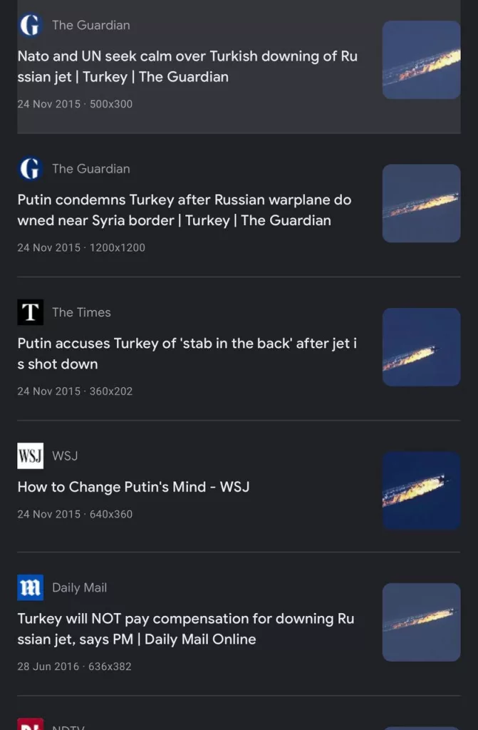 Иранцы распространяют кадры российского самолета, сбитого Турцией в 2015 году, утверждая, что на них запечатлен сбитый израильский самолет