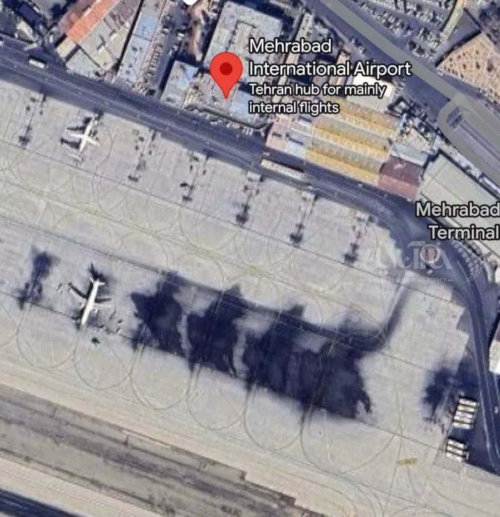 Израильские истребители ночью атаковали международный аэропорт Мехрабад в Тегеране