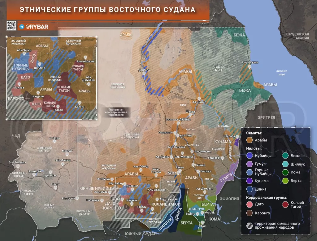 Этнофактор суданской войны