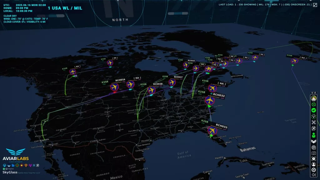 США поднимают авиацию — массовый вылет заправщиков