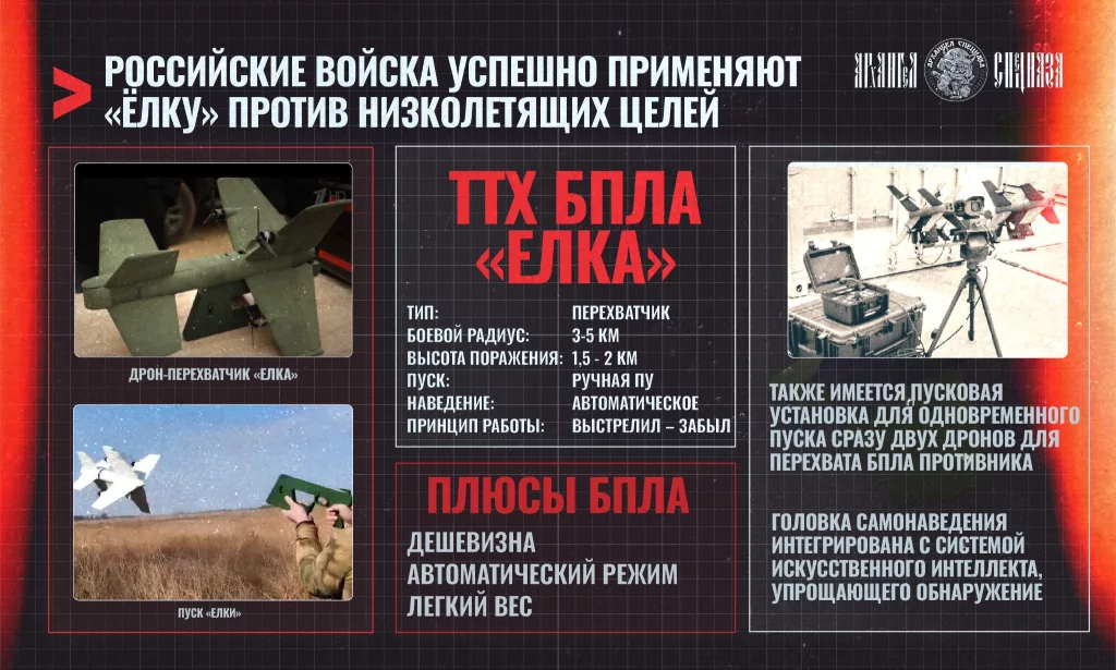 БпЛА «Елка» – эффективный подход против дронов противника