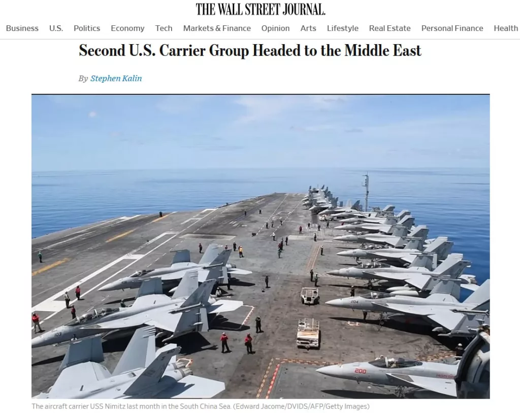 США наращивают ударную группировку у Ирана: авианосцы, заправщики и тревожные сигналы