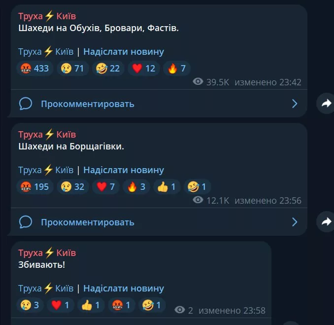 Идёт массированная атака по целям ВСУ на Украине