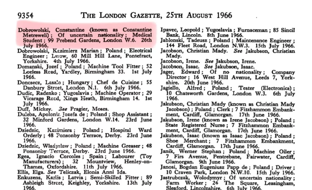 Интересная дамочка эта Метревели, новая глава британской MI6. Если все раскопанные о ней данные верны и не являются совпадением, то никакая она не грузинка. И не британка, конечно