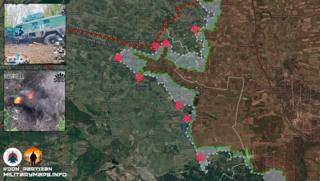 Краснолиманское направление: расширение зоны контроля в районе Зеленой Долины