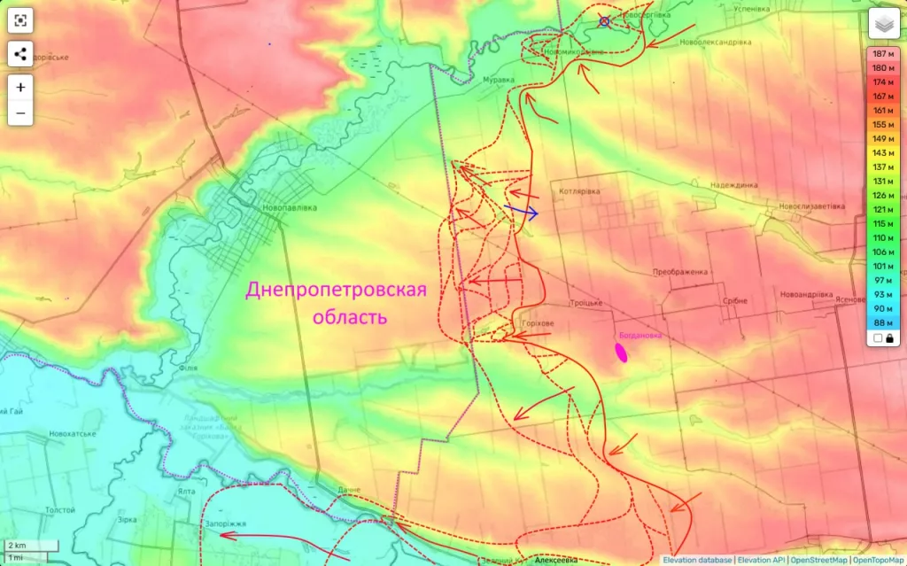 Юрий Подоляка — Новопавловское направление на 19.06.25: полоса ответственности группировки «Центр» - Новониколаевка, Новосергеевка