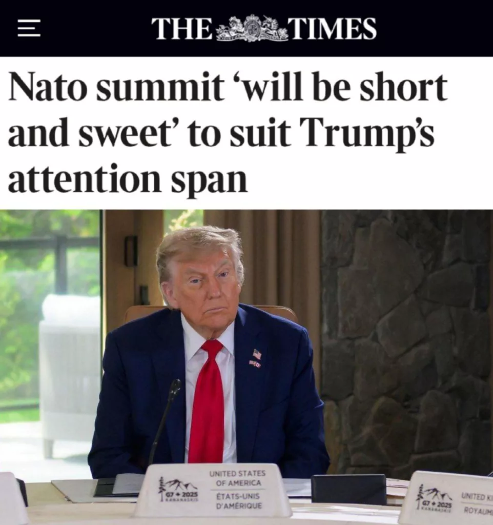 Зеленскому сократили программу на саммите НАТО, чтобы избежать встречи с Трампом — The Times