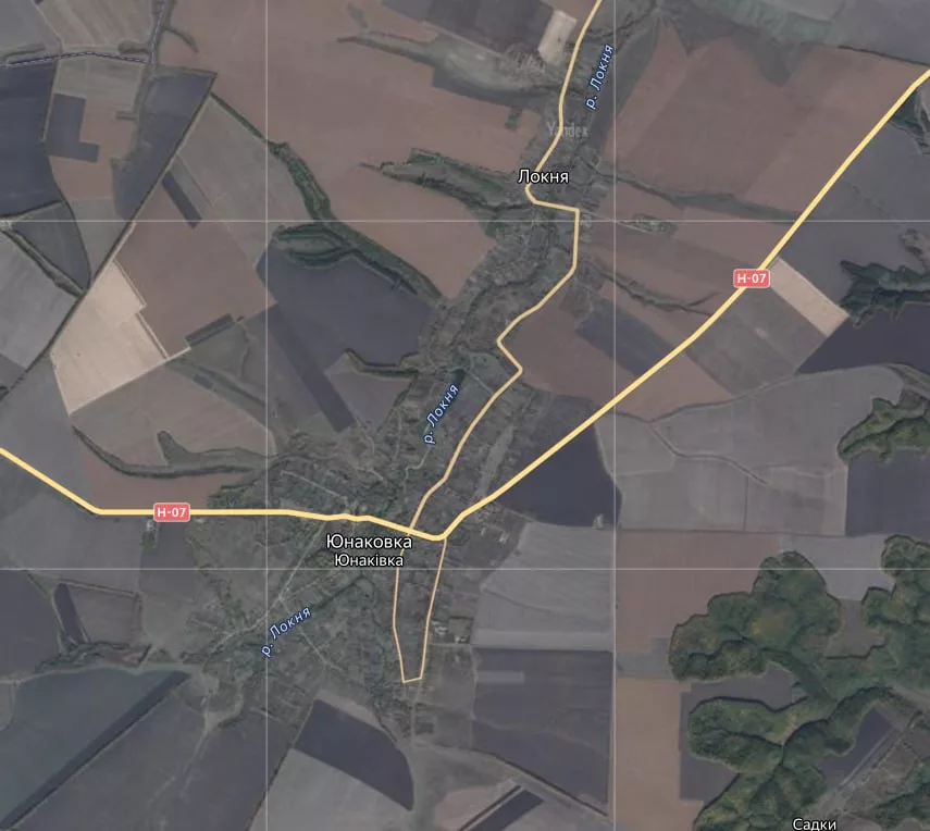 По Юнаковке в Сумской области. «Северяне» зачищают посадки от ВСУ. Почти до проходящей в селе трассы H-07 с севера фиксируется контроль ВС РФ, остальная часть — ВСУ. Бои продолжаются
