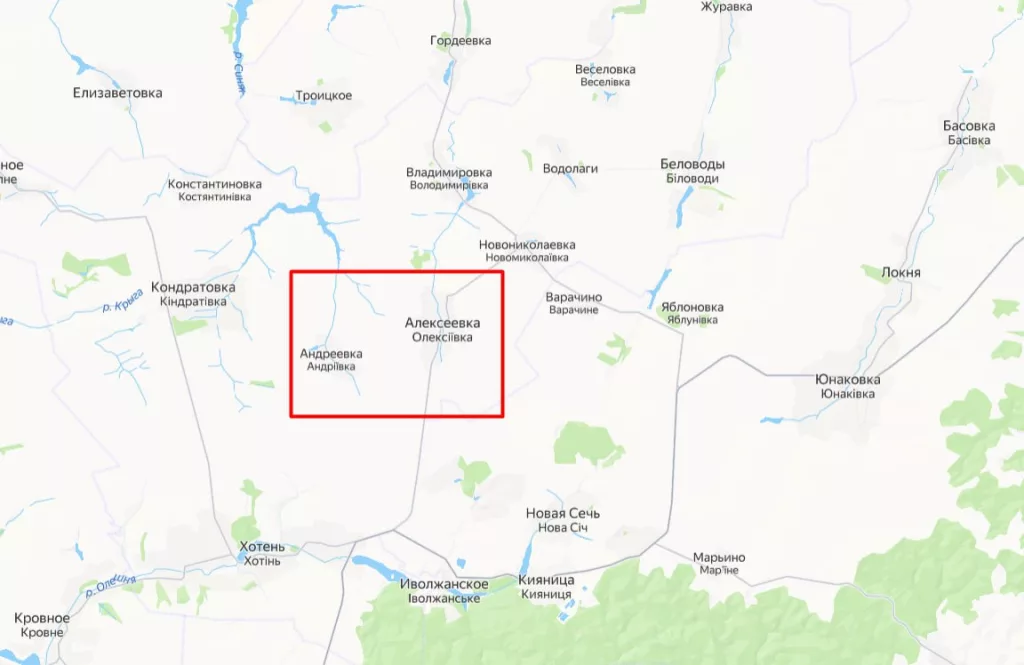 Последнее время ГВ «Север» заняли большую территорию Сумской области, двигаясь там широким фронтом