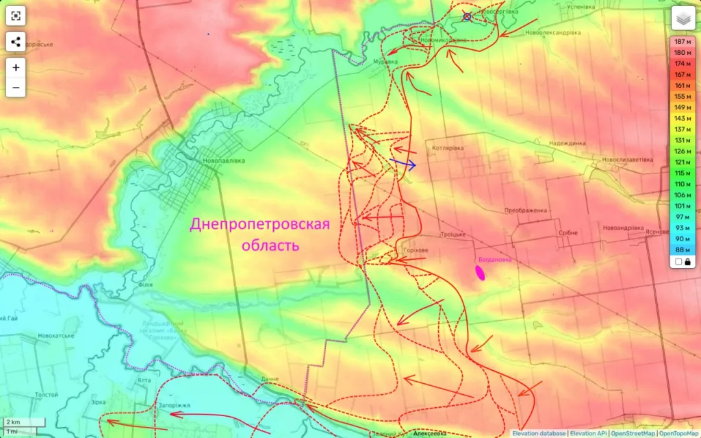 Юрий Подоляка — Новопавловское направление на 21.06.25: полоса ответственности группировки «Центр» - зачистка «кармана» между Ореховым и Алексеевкой
