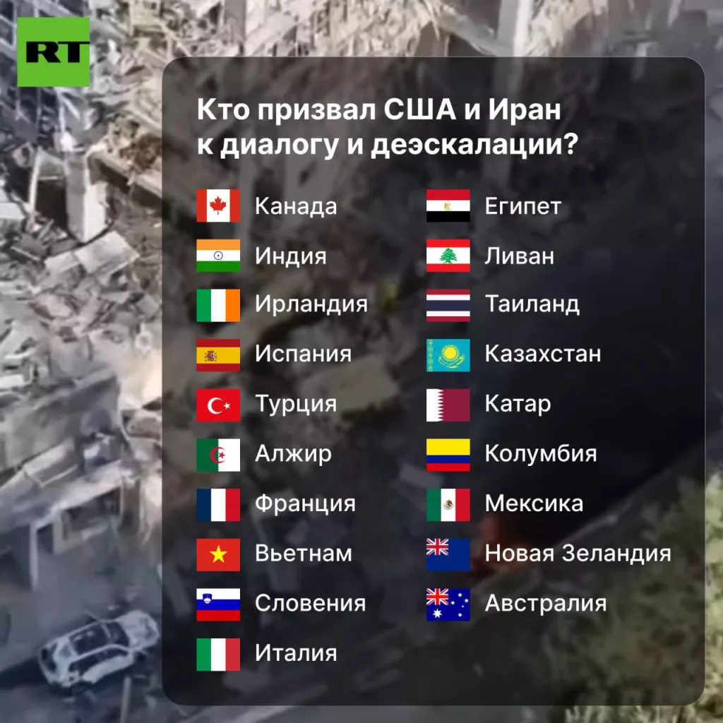 Китай, КНДР и Ирак — среди тех, кто осудил атаки США на ядерные объекты Ирана