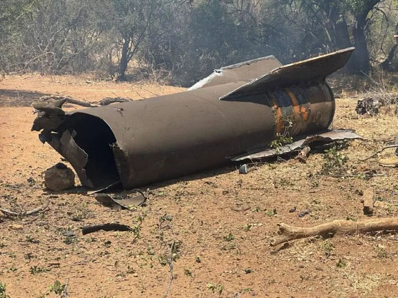 Обломки баллистических и противоракет после сегодняшних ударов по Израилю