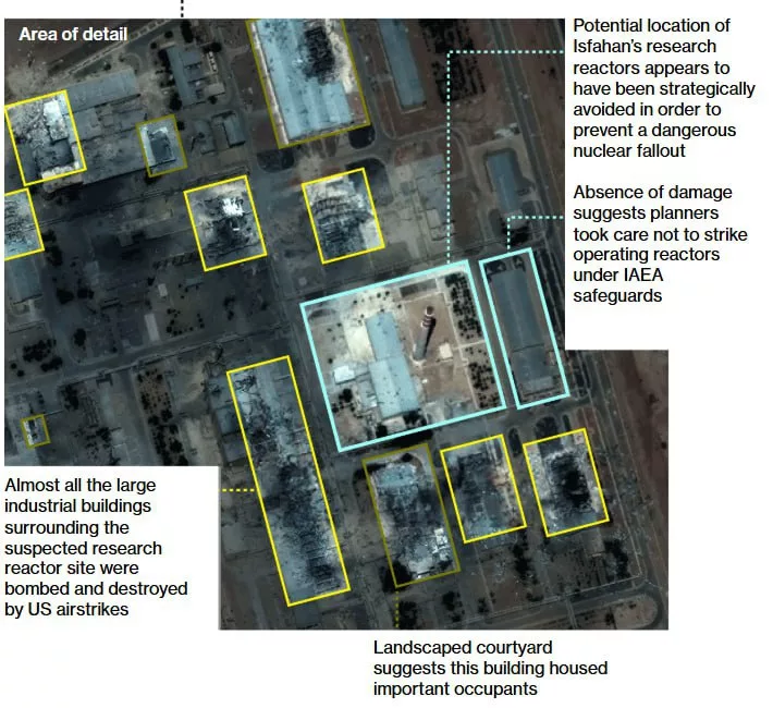 Bloomberg: США при атаке на ядерный центр в иранском Исфахане проявили осторожность