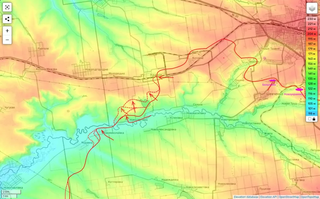 Юрий Подоляка — Покровское направление на 24.06.25: западнее Покровска — бои в районе Удачного